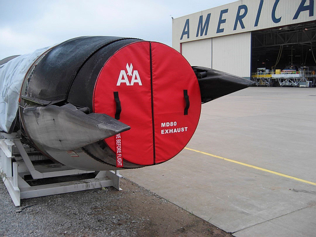 MD80 JT8D Exhaust Plug, Folding Type