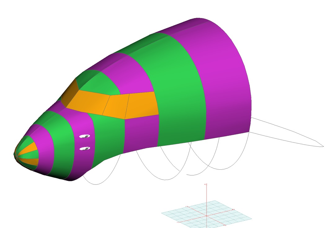 Boeing 737 Forward Cabin/Nose Cover (3D Model)