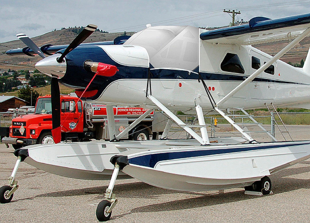 Turbo Beaver Cockpit Cover, Prop Tie/Exhaust Covers, Engine Plug