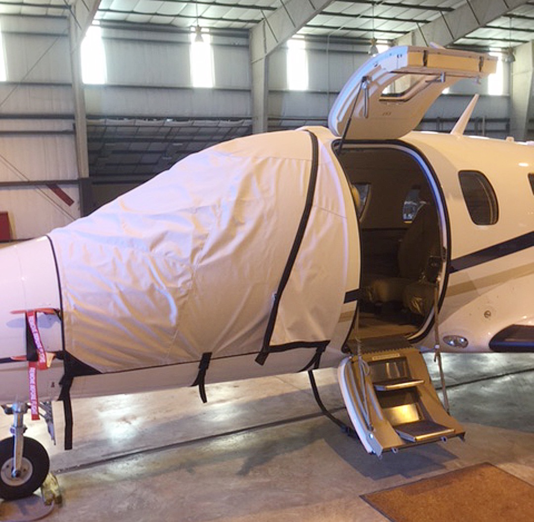 Eclipse Cockpit Door Cover, with Pitot Tube Covers