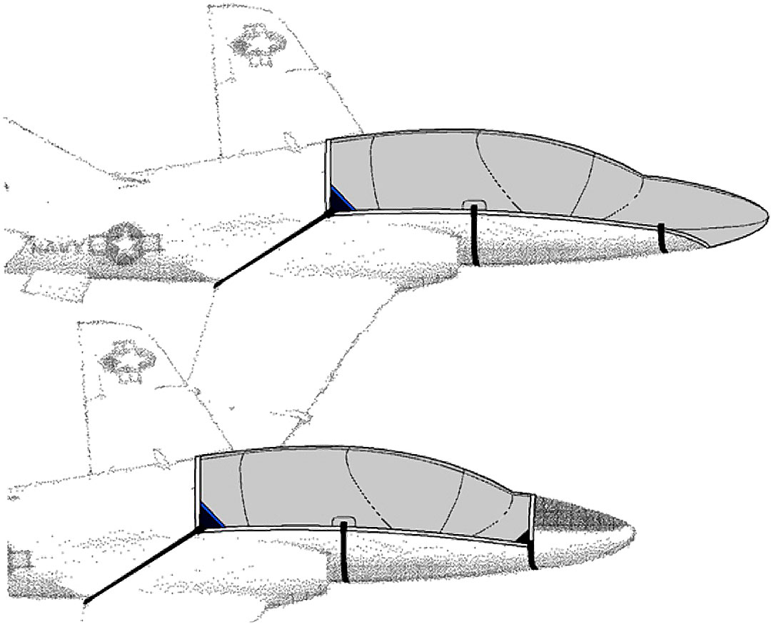 Hawk 200 Canopy & Canopy/Nose Covers