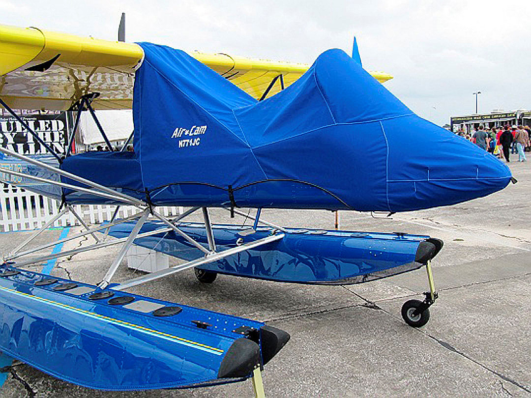 Lockwood AirCam Canopy/Nose Cover w/ aft baggage compartment extension