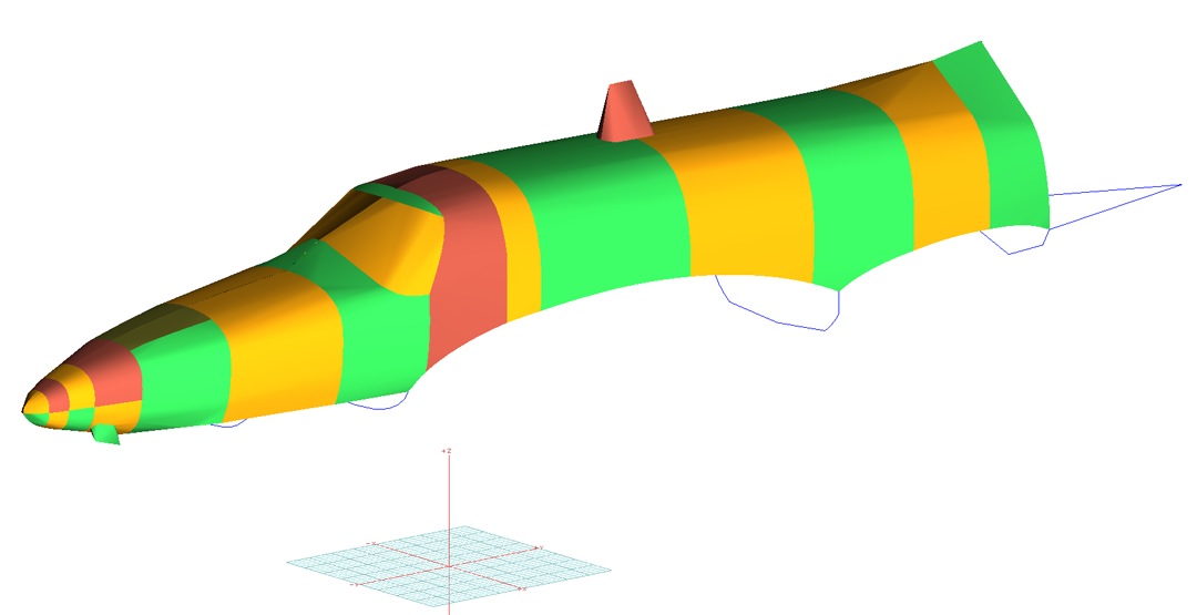 Piper Cheyenne III Canopy/Nose Cover (3D model)