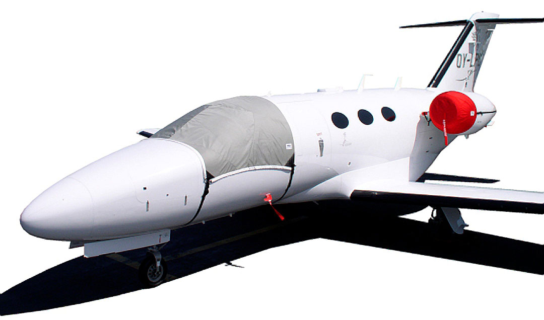Citation Mustang Windshield Cover, Intake Cover/Exhaust Plug Set, Pitot Covers