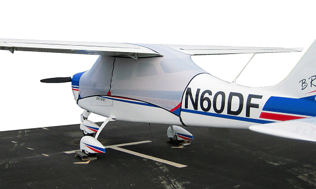 Tecnam Bravo Spandex FlyAway Travel Canopy Cover
