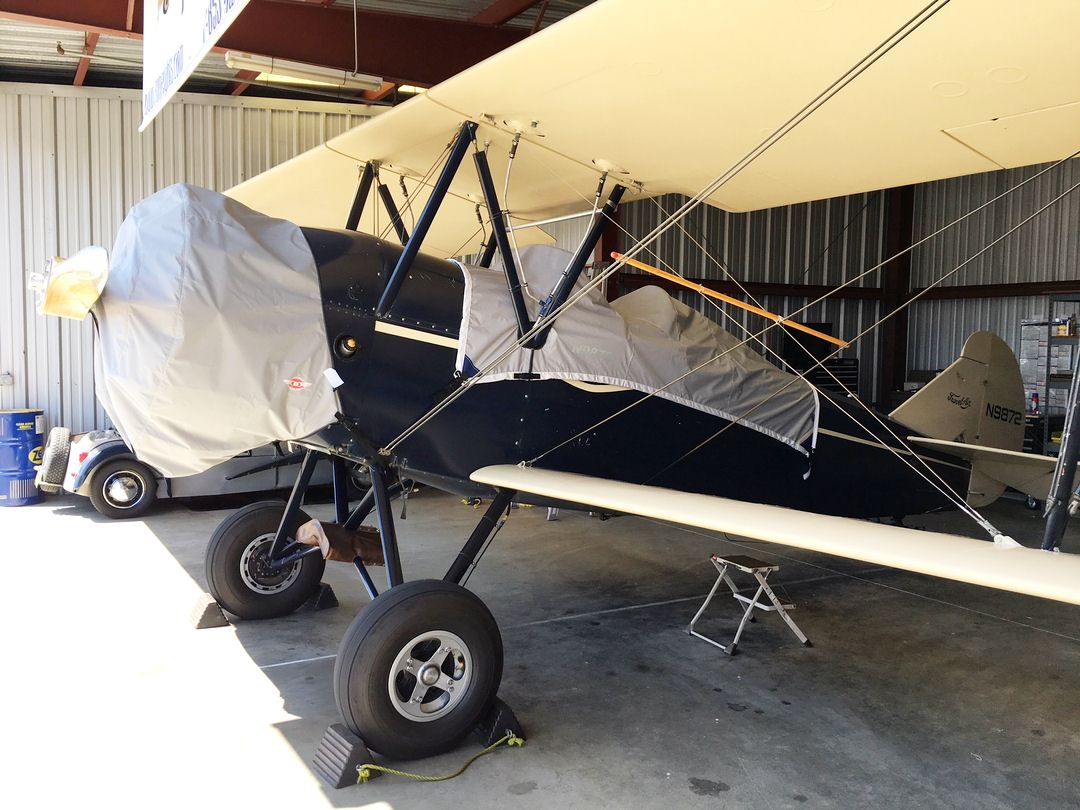 Travel Air 4000 Canopy and Engine Covers, light weight travel type