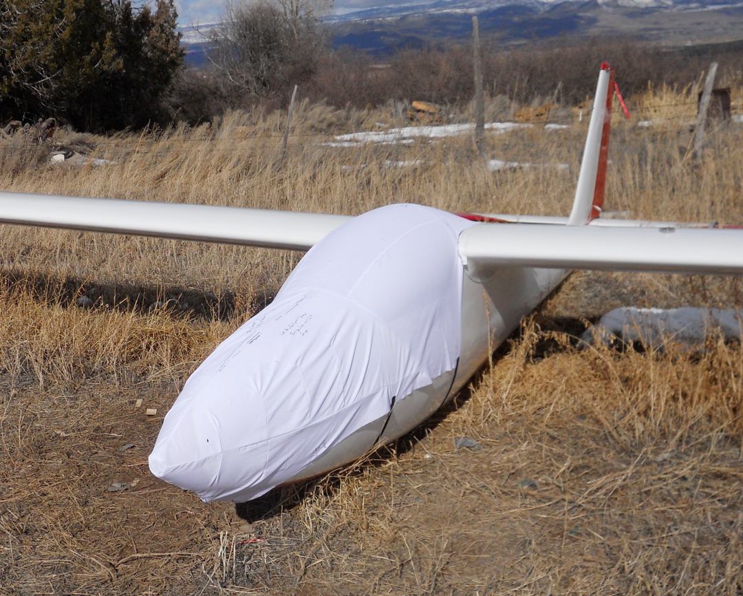 Laister LP-49 Canopy/Nose Cover, test fit cover