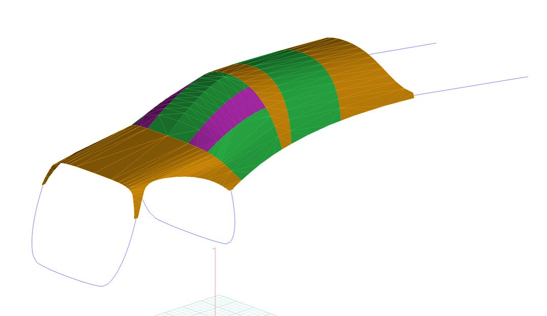 Rutan Defiant Canopy Cover, 3D model