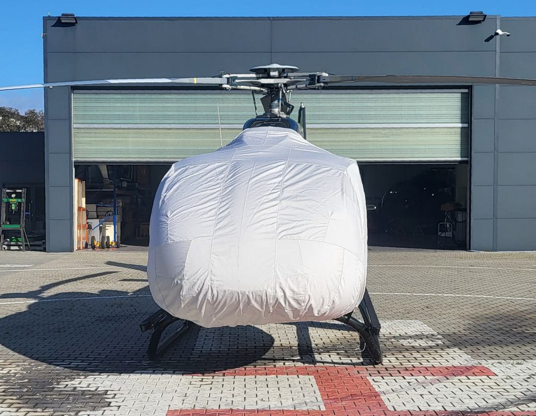 Airbus Helicopter H-130 Bubble Cover, Extends To Cover Fwd Engine Inlet