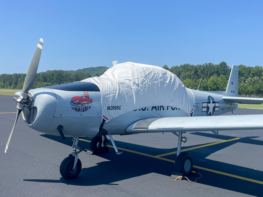 Navion L-17B Canopy Cover (With Avionics Bay Extension)