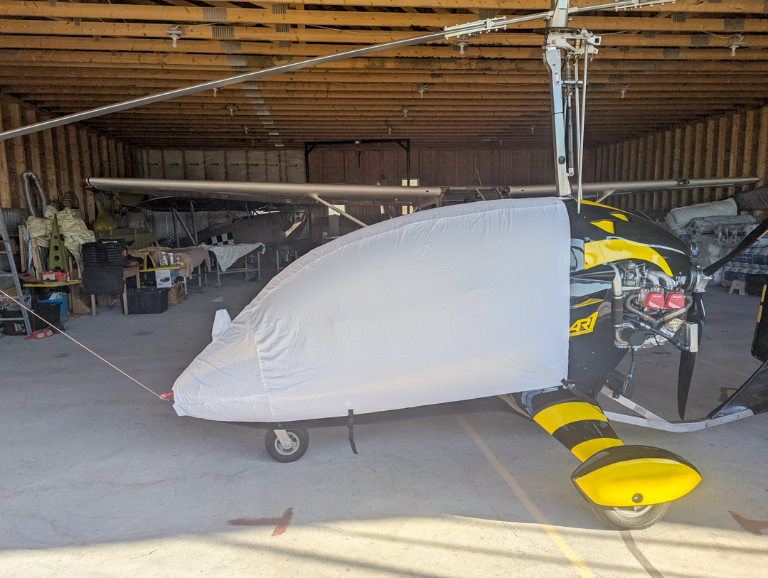 American Ranger AR-1 Gyrocopter Canopy/Nose Cover, enclosed cockpit